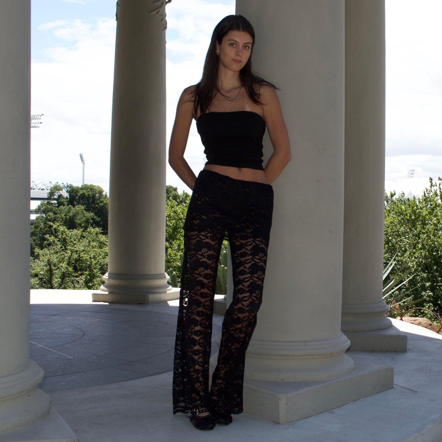 Black Skirt Pants