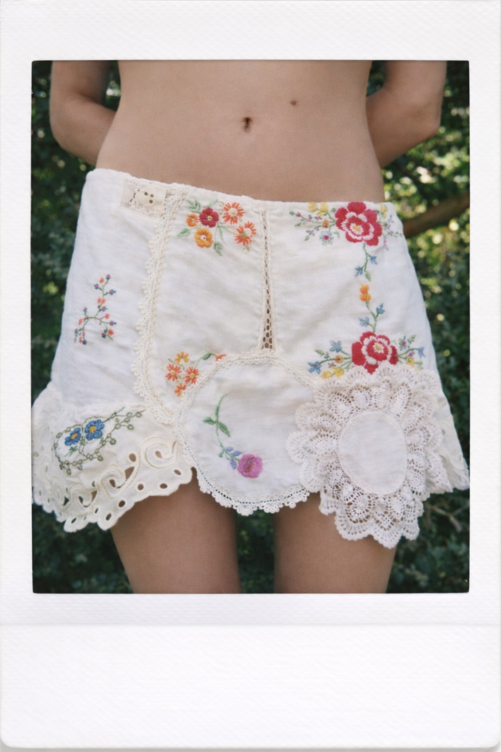 Floral Doily Skirt