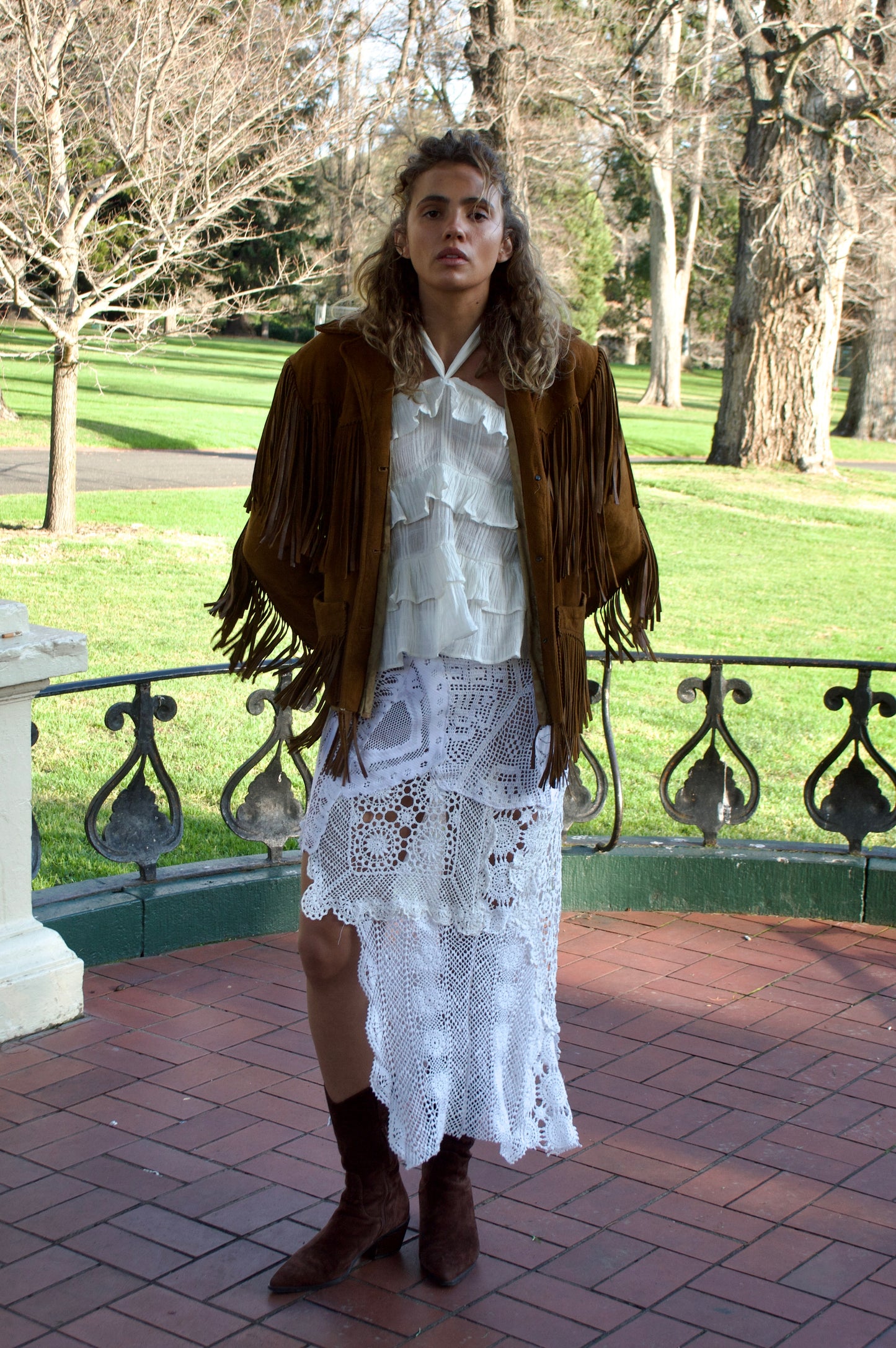 Long Doily Skirt