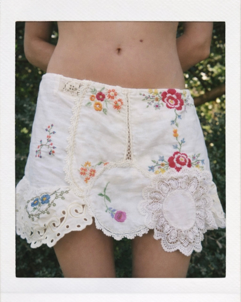 Floral Doily Skirt