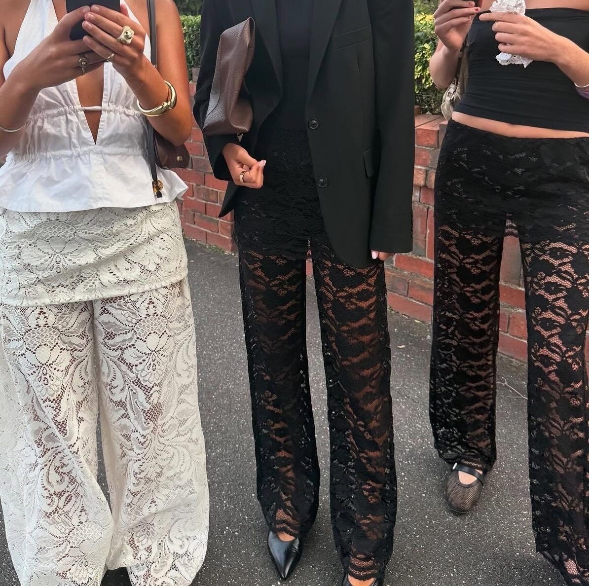Black Skirt Pants