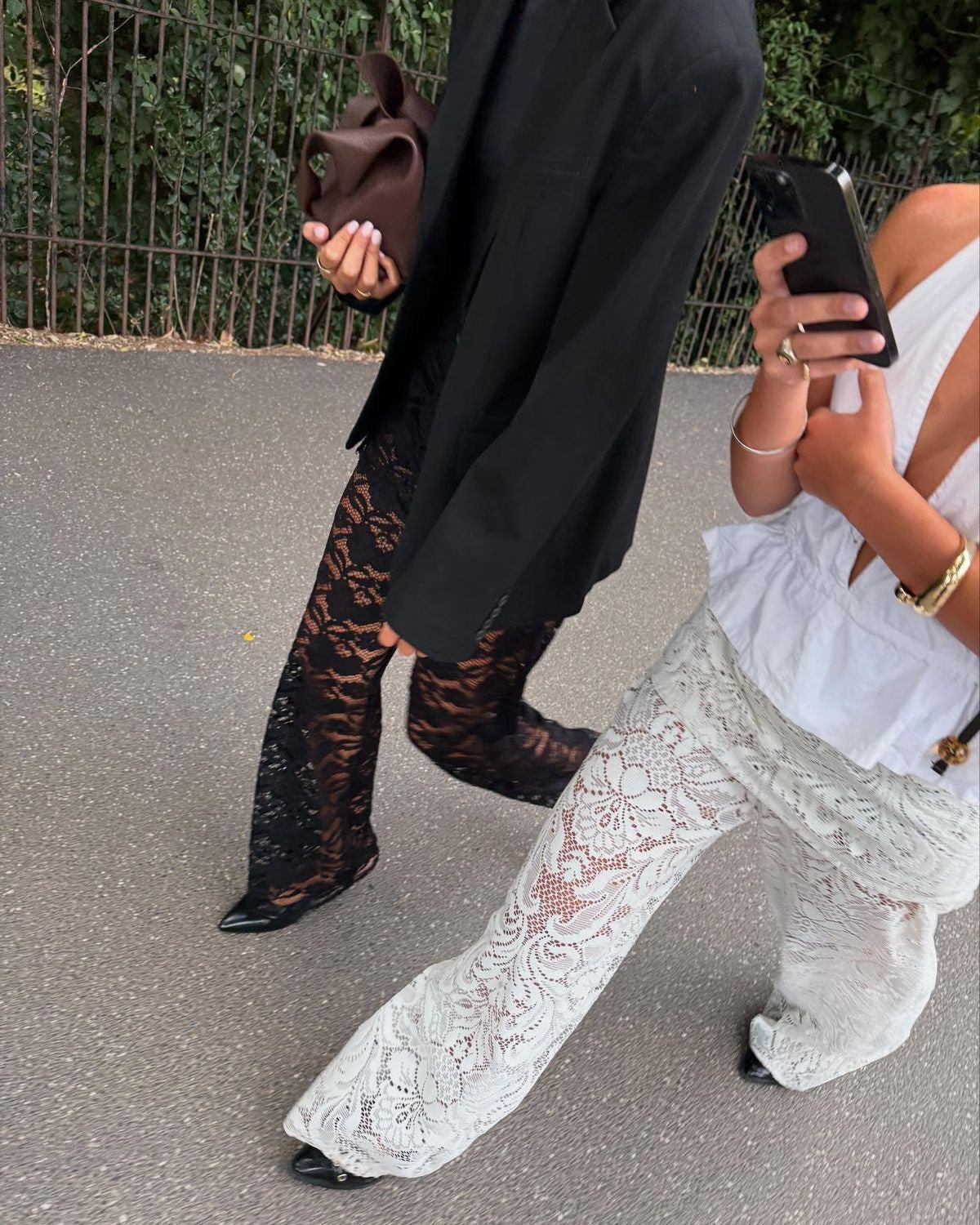 Black Skirt Pants
